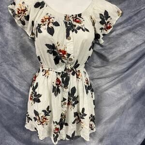 Rue 21, XS, White Floral Dress